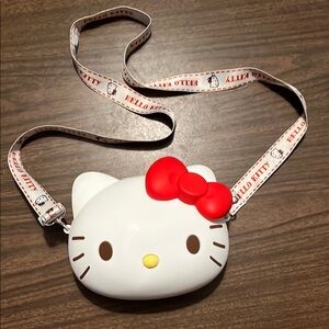 Hello Kitty Silicon Head Sanrio Quncle Purse Bag